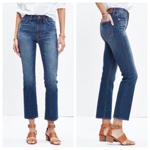 Madewell 10” High-Riser Demi Boot Jeans, Size 26